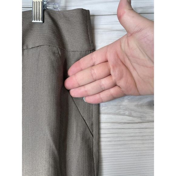 Apt 9 Pants Womens 14 Brown Dress Slacks Straight Leg Stretch Career Work - Picture 3 of 13